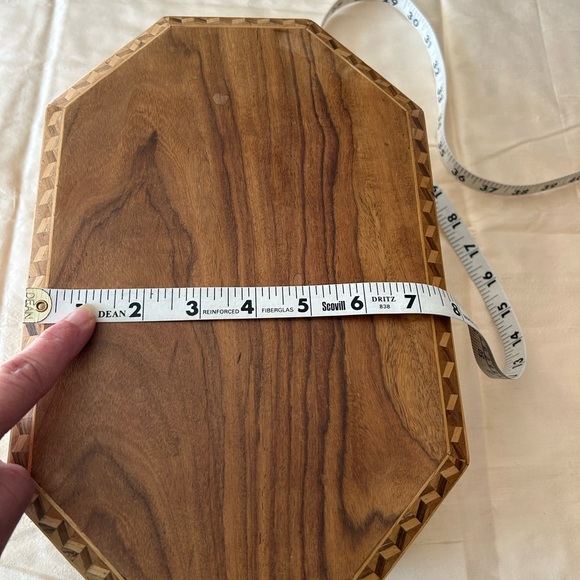 Wooden Jewelry Box with Geometric Design - Picture 9 of 13